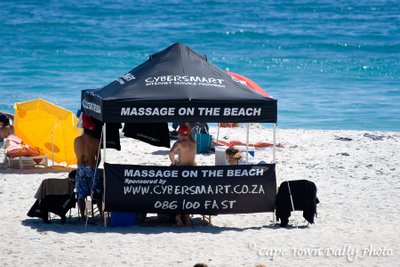 Camps Bay beach massage