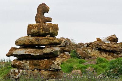 Cairn, a pile of rocks