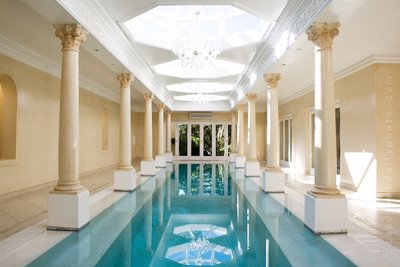Camelot Villa's Roman lap pool