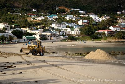 Gordon's Bay bulldozer