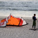 Kite surfer on Blouberg beach