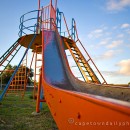 Playpark slide for big kids