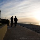 A beach silhouette