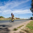 Cyclist cycling