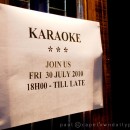 Karaoke in a pub
