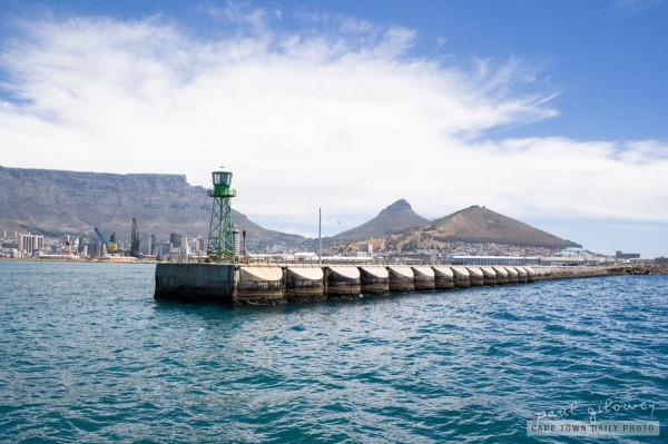Breakwater at Table Bay harbour