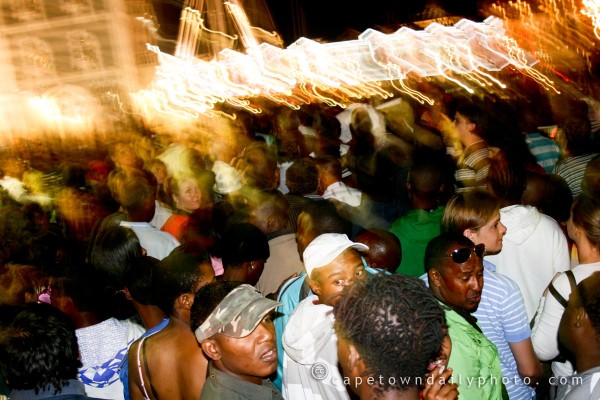 Crowds at the V&A Waterfront