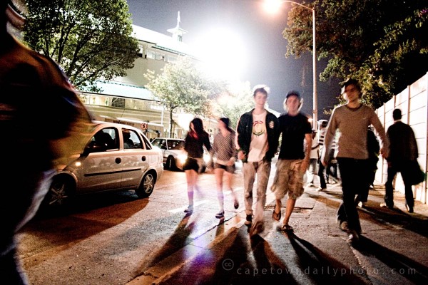 Cricket fans at Sahara Park Newlands
