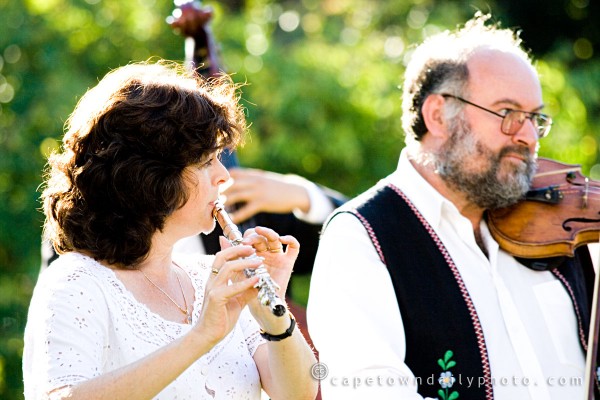 Musicians at a wedding