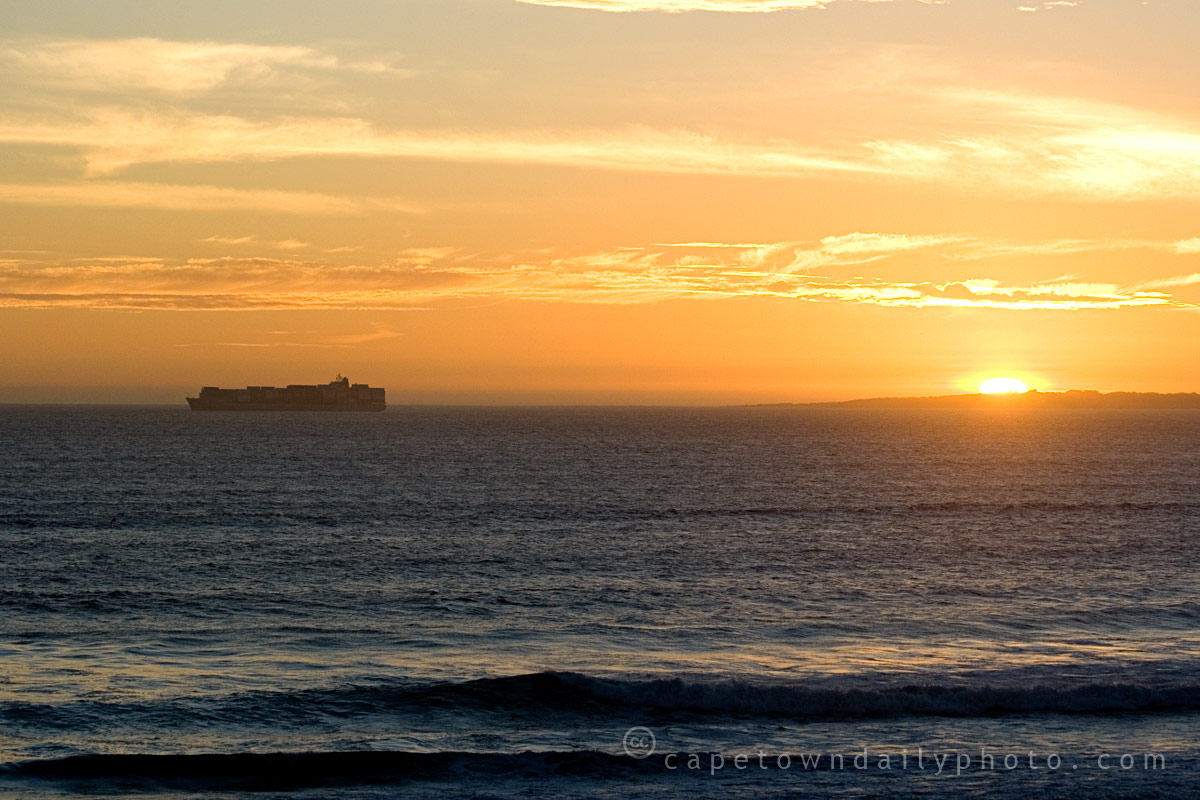 Robben Island sunset