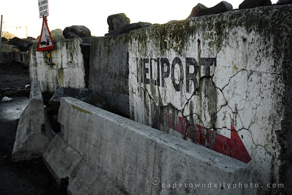An abandonded heliport