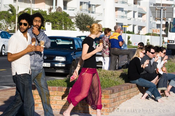 Ice-cream at the beach