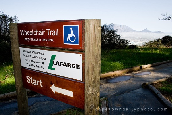 Wheelchair-friendly hiking trail
