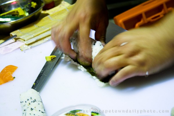 Making sushi