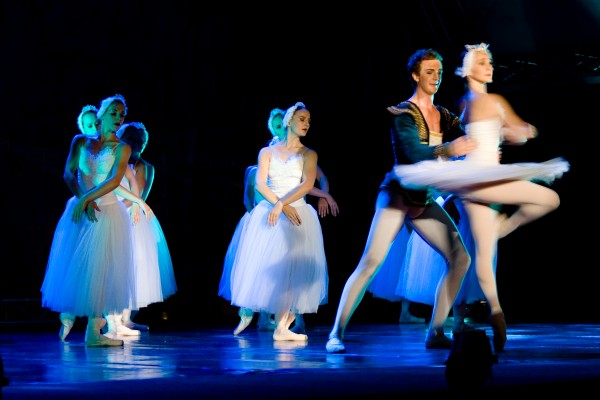 Spinning ballet dancer