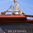 Jolly Roger pirate boat