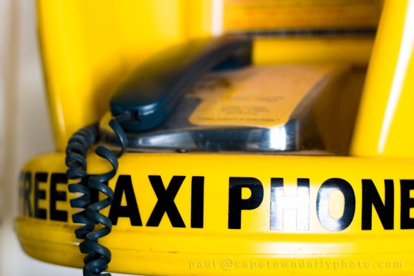 Emergency taxi phone