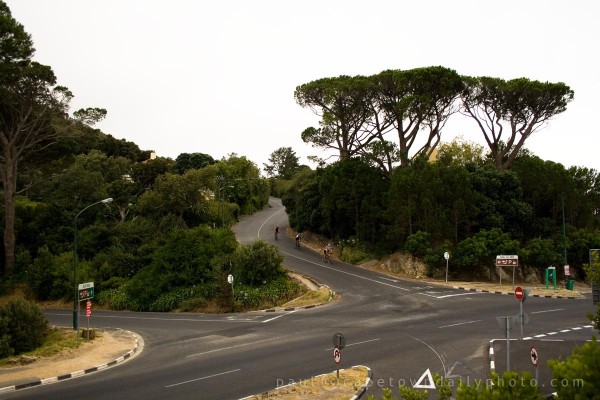 The top of Kloof Nek Road