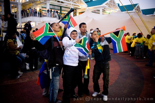 Celebrating the first match