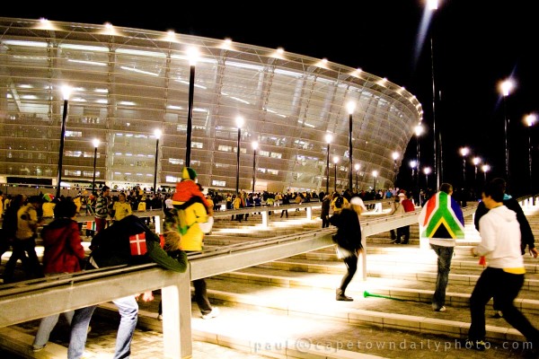 Outside Cape Town Stadium