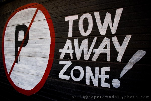 Tow-away zone