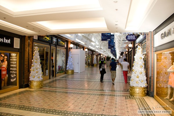 White Christmas trees