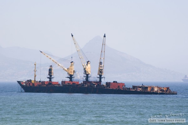 Dismantling a shipwreck