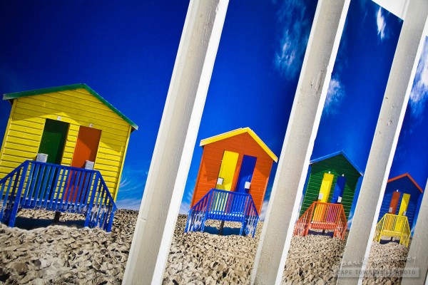 Muizenberg's colourful beach houses