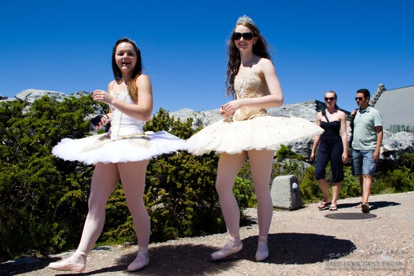 Ballerinas on Table Mountain