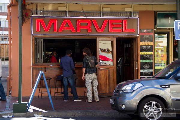 MARVEL - it's a  bar, not a comic