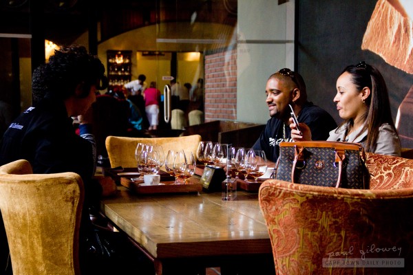 Brandy tasting at Van Ryn's