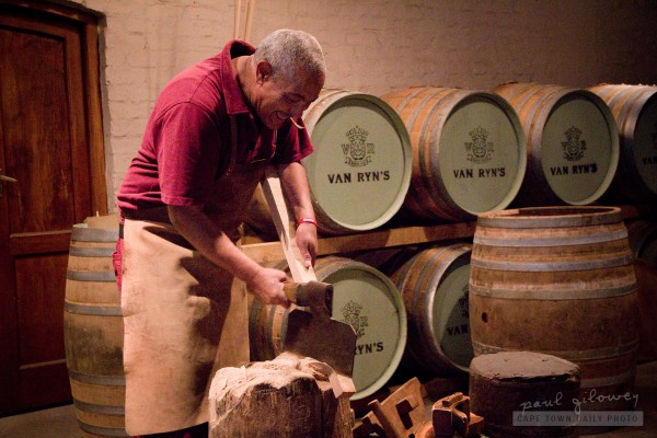 A cooper, a barrel, and a lot of brandy