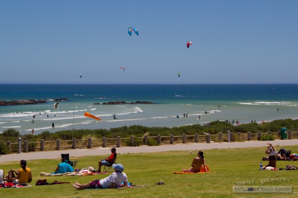 Kite surfing at Big Bay