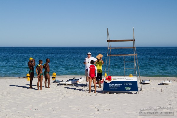 Lifeguards in training