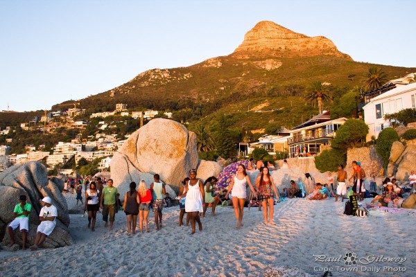 Lion's Head from Clifton 4th beach