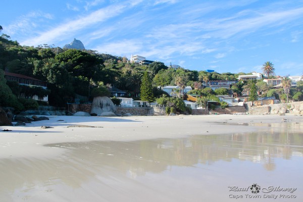 Rich, perhaps famous, on Clifton beach