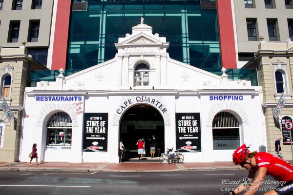 The Cape Quarter cyclist