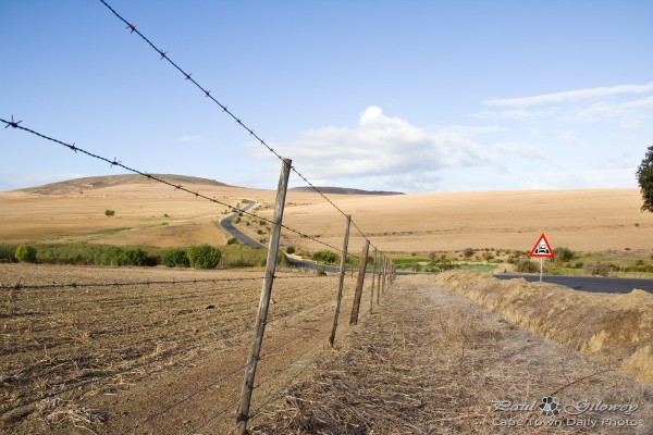 Farm fences and country roads