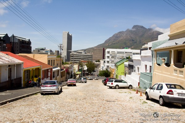 A knobbly road in Bo Kaap