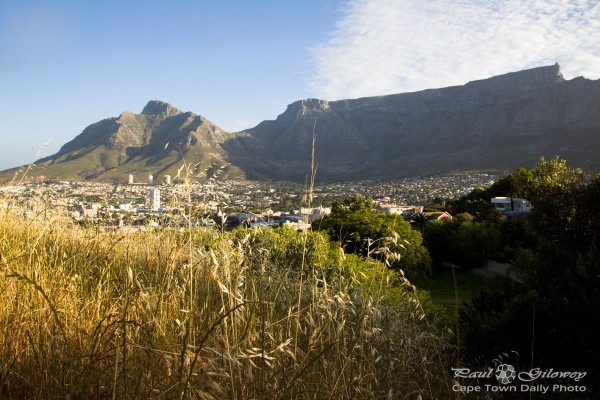 Table Mountain and the city bowl
