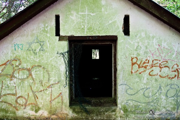 An abandoned building in Newlands Forest