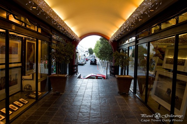 Artful passage at the Cape Quarter
