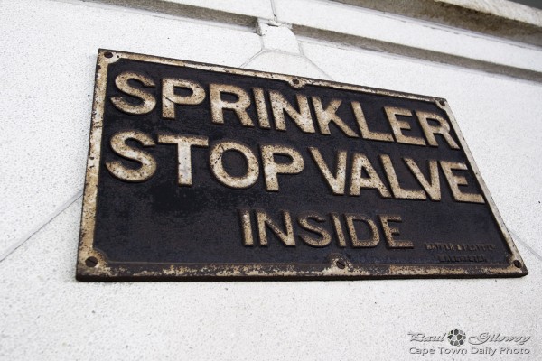 Sprinkler stop valve