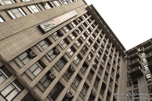 Perspective on a tall building