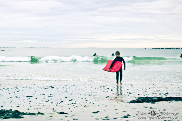 Coming in from the waves