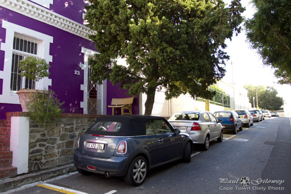 A purple part of town