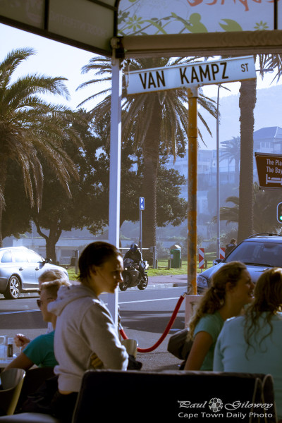 Early breakfast at a chilly Caprice