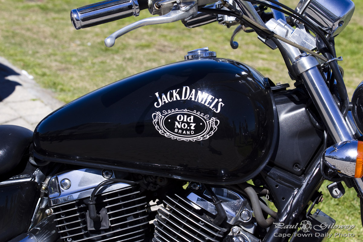 A Jack Daniel's motorbike