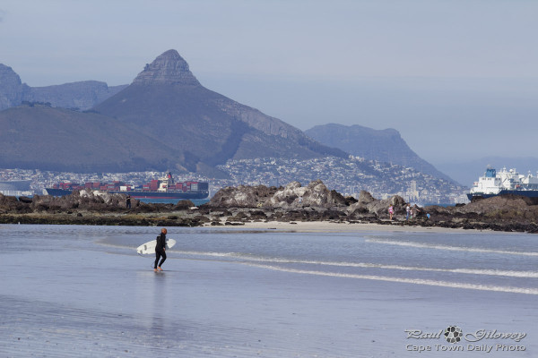 A distant Lion's Head