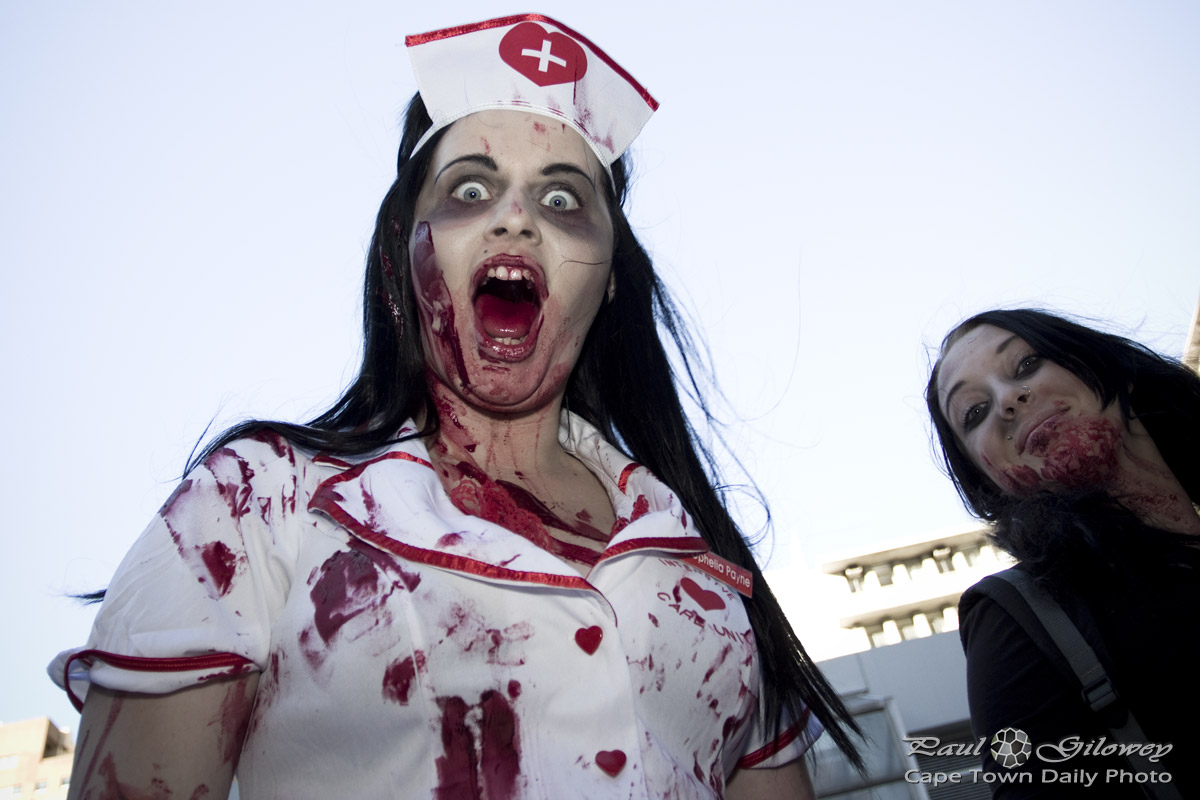Cape Town Zombie Walk : Nurse Zombie